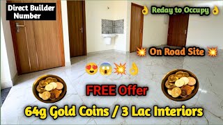 😍 FREE 64g Gold coins /3lac Interiors😱 Ready to Occupy👌On Road Site🤩 #tambaram #flatsforsalechennai