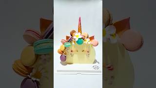 Unicorn themed cake 🦄 #shorts #shortsviral #ytshorts #youtubeshorts #viralvideo #shortvideo #cake