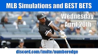 Wednesday's BEST BETS, Simulations and Analysis for the MLB slate | NumberEdge | Market Movers