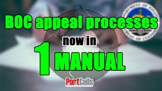 BOC appeal processes now in one manual