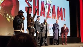 Shazam Pre Screening - Introduction by the Cast!