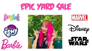 Epic Yard Sale Haul! Reselling Lisa Frank, Disney, Barbie and More on eBay