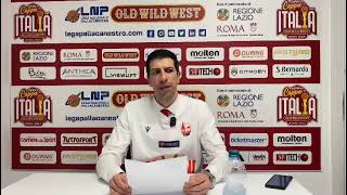 Finale Coppa Italia LNP 2024 | Il post partita di coach Martino