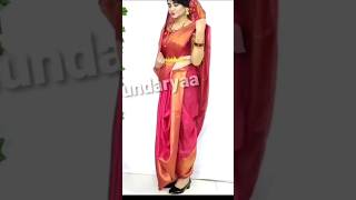 6 yard saree se Bramhani Nauvari pehane