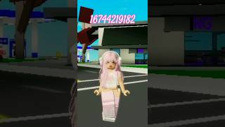 Slow walk code #youtubeshort #roblox #brookhaven #subscribe #shorts #love #robloxedit