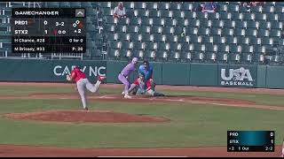 Catching Footage vs PRD: 2nd Inning (USA Baseball National Team Championships - Cary, NC)