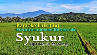 syukur karaoke dan instrumental