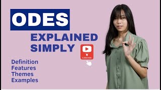 Odes explained 101