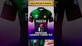 Pakistan's world cup Kit.#cricket #t20worldcup2024kitlounch #shorts #pakistancricket #kit