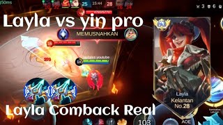 LAYLA VS LXIA VS YIN❗BUILD ONE SHOT ENEMY DELETE! YIN LOCK LAYLA | build top 1 global Layla