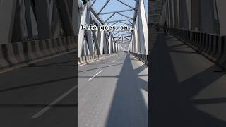 Life goes on 🛤️ #shorts #youtubeshorts #travelling #quotes #bridge