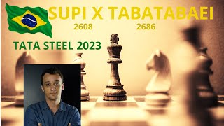 Xadrez: Supi x Tabatabaei | Tata steel  chess 2023 Challengers