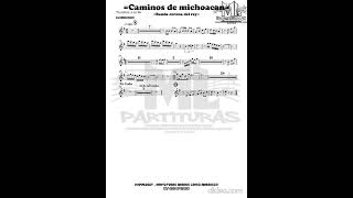 Caminos de michoacan - banda corona del rey(partitura)