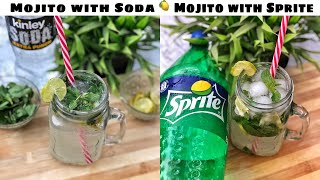 Easy Mojito Recipe | 2 ways Mint Mojito Recipe | Mojito with Soda|Mojito with Sprite #humbiharsehain