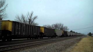 BNSF # 6197 Leads Coal Drag East