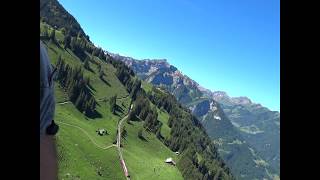 [Paragliding] Swiss train & cows with Sony X3000