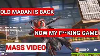 OLD MADAN IS BACK 🔥NOW MY F**KING GAME 🔥MASS VIDEO #pubgmadan #madanop #botsquad