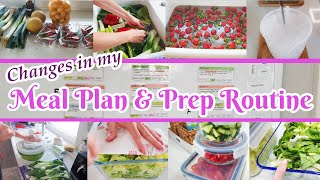 Changes in my Meal Plan & Prep Routine