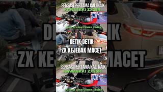 Detik Detik ZX Kejebak Macet #shorts