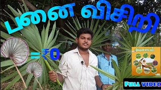 💥பனை விசிறி🔥#இயற்கை காத்து🙂 வாங்க பாக்கலாம்##HOW TO MAKE AiR FAN#🔥