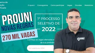 INSCRIÇÕES PARA O PROUNI 2022!!!!! MAIS DE 200 MIL VAGAS PARA VÁRIAS ÁREAS PRESENCIAL E EAD.