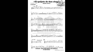 El quijote de don chuy - banda carnaval (partitura)