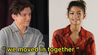 “ We moved in together “ Zendaya talks about updates on her relationship with Tom holland