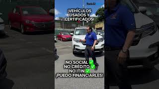 Aqui se puede financiar un auto: 1. Sin Social 2. Sin ITIN 3. Sin Crédito #latinos #hispanos