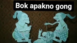 Wayang Bagong Mengalahkan Wayang Buto Terong Di Hentikan wayang gareng