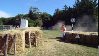 Mike Whiddett drifting at Goodwood FOS 2017