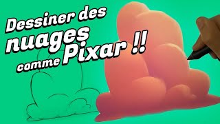 Comment dessiner des nuages de style Cartoon / Pixar