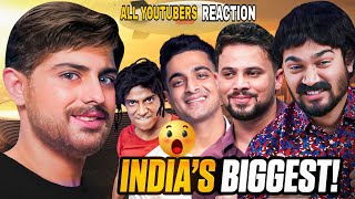 MR BEAST PARODY 🤑 Ft. INDIAN CREATORS | CARRYMINATI | ALL YOUTUBERS REACTION.