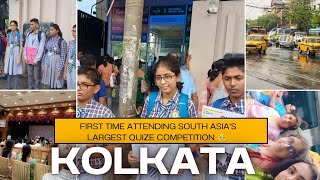 First time attending south asia's largest quize competition ♥️in kolkata Sri Sri Academy achievement