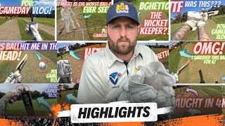 Every Wicket, Catch And  Drop Of The Cricket Season!  (POV: GameDay Vlog)