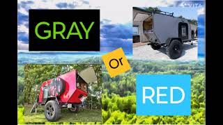 how to camper Aluminum skin squaredrop help us pick the color Red or Gray squaredrop skinning