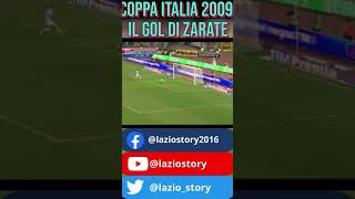 Lazio, il trionfo in Coppa Italia del 2009: il gol di Zarate