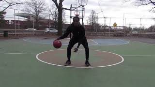 Simple Dribbling Basketball Workout (35 degrees!)