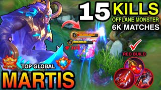 Martis GOT BUFFED Kill & Run Monster |Martis Gameplay| |Best Build| |Top Global| By: Why Xylo? -MLBB