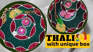 Thali Decoration ideas with Gift Box | Pooja Thali with Box