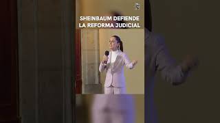 'Reforma no es inconstitucional': Claudia Sheinbaum