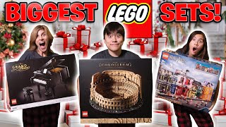 I GOT THE WORLD'S BIGGEST LEGO SET FOR CHRISTMAS!!! Dog Ate My New Drone!