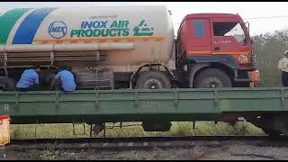 Oxygen SPL Train ready to departure from Vizag STEEL PLANT