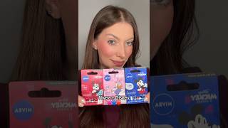 BALM NÍVEA + DISNEY ❤️💙🩷HIDRATANTE LABIAL NÍVEA MICKEY MINNIE MARGARIDA #nivea #hidratante #labios