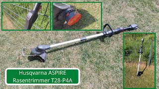 Dein Gartenhelfer - Husqvarna ASPIRE Rasentrimmer T28-P4A im Test!