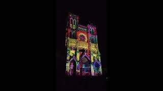 Amiens Cathedral Light Show - France, September 2021