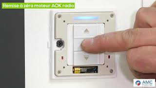 Remise à zéro d'un moteur AOK RADIO