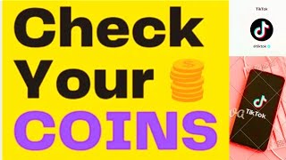 How To Check Tik Tok Coins Balance How to check tiktok wallet Coins Balance 🪙  #tiktok #money