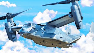 El avión más peligroso de la historia de la aviación: La trágica historia del V-22 Osprey