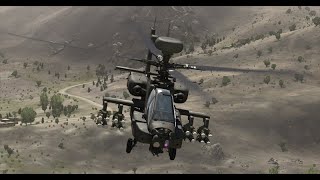 Power of the AH-64 attack helicopter