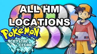 Pokemon Crystal Clear - All HM Locations and Requirements [Full HM Location Guide]